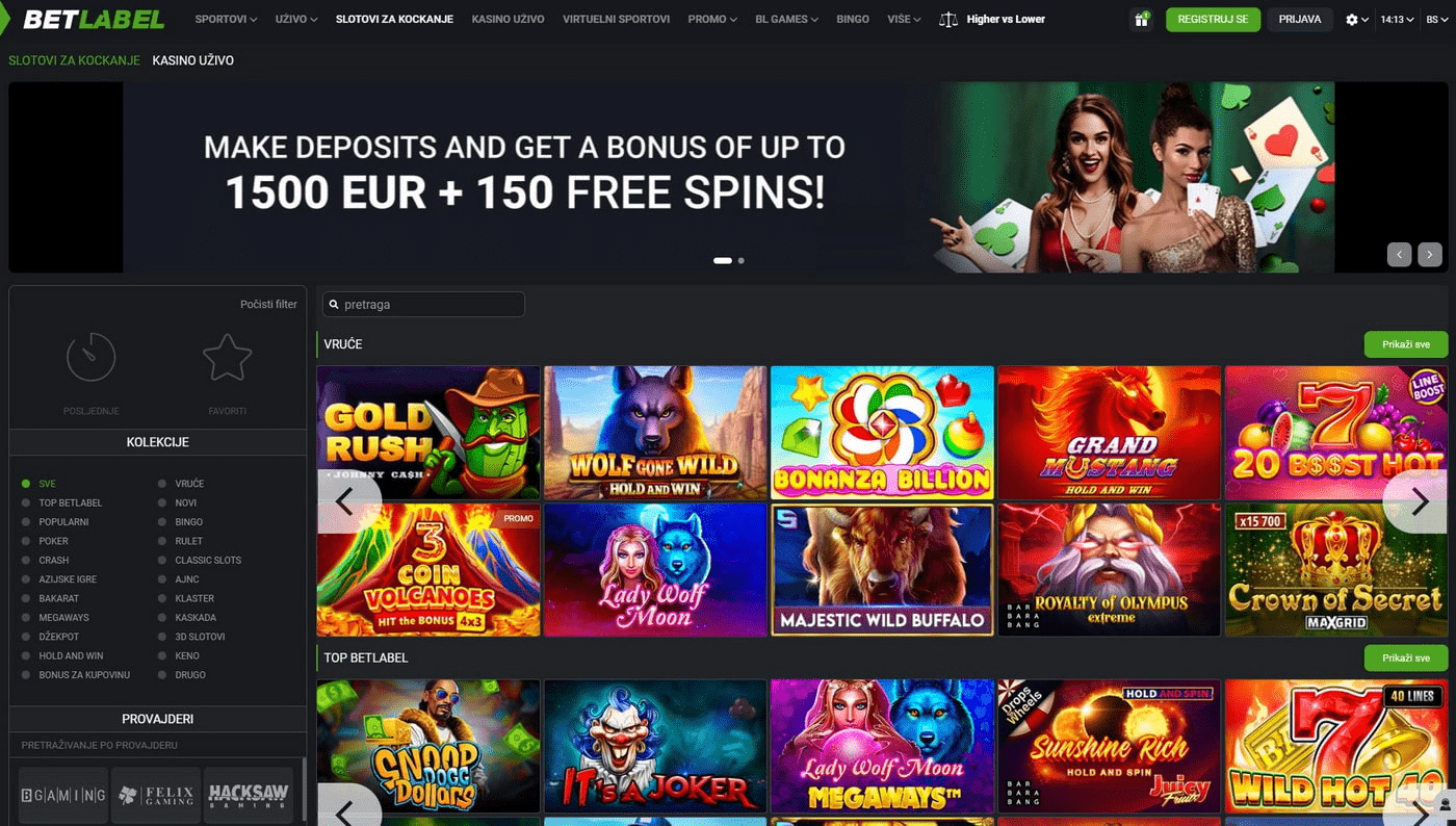 Betlabel online casino bonus